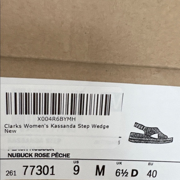 Clarks new woman’s Coral Sandals with box - Picture 8 of 9
